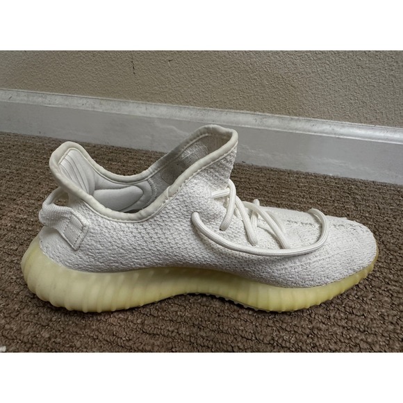 Adidas Yeezy Boost 350 V2 Cream Triple White Mens Sneakers Shoes Size US 9.5 - Picture 6 of 15